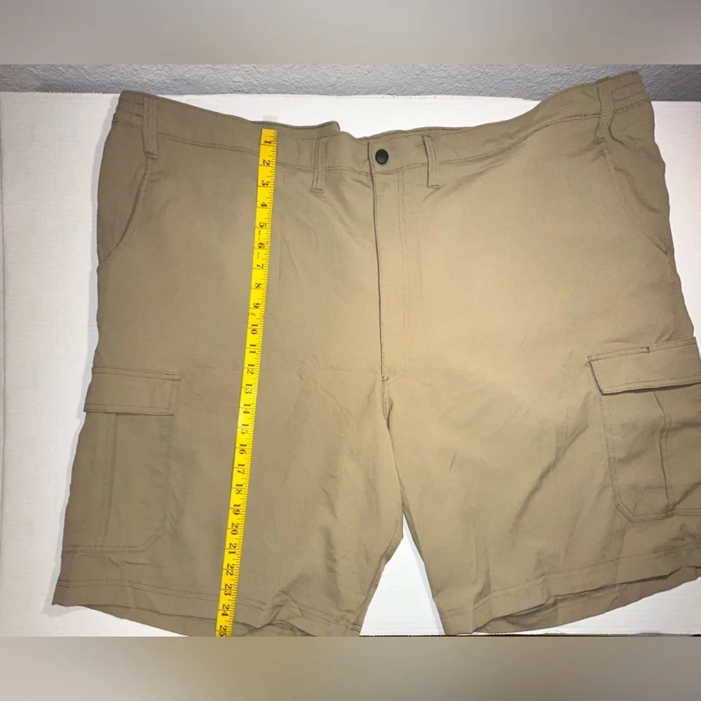Lee Shorts Tan Beige Cargo Lightweight Packable Pockets Hiking Big & Tall Men 56